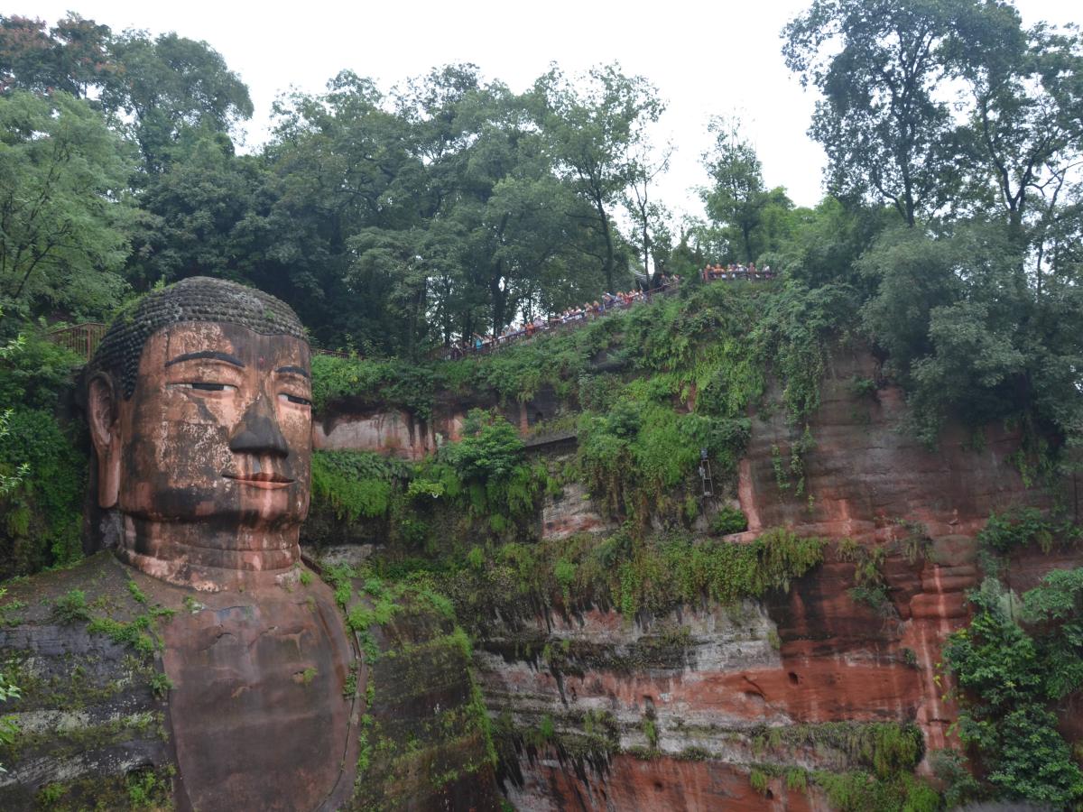 Leshan Giant Buddha: de grootste stenen boeddha ter&nbsp;wereld